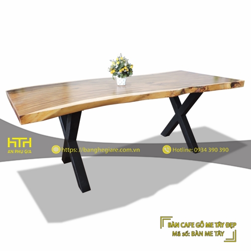 BÀN CAFE GỖ ME TÂY NGUYÊN TẤM GIÁ RẺ - MÃ SỐ: BÀN ME TÂY