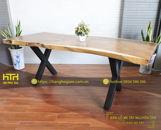 Bàn cafe gỗ me tây chất lượng
