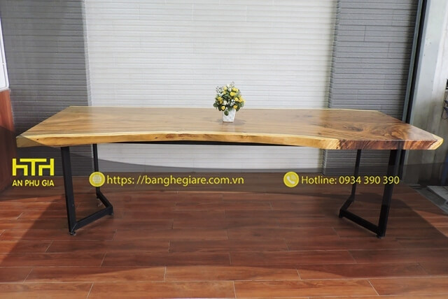 Bàn me tây dài chất lượng cao, phù hợp với quán cafe, trà sữa, nhà hàng