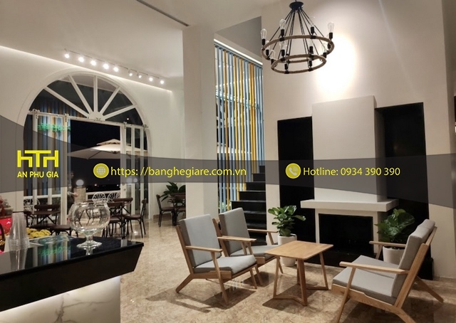Ghế sofa đôi cafe SF05B hiện đại