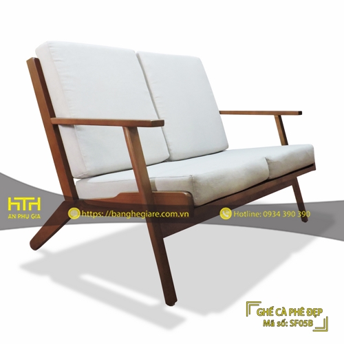 GHẾ SOFA ĐÔI CAFE SF05B GIÁ RẺ - MÃ SỐ: SF05B