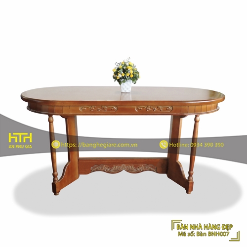 BÀN GỖ NHÀ HÀNG BNH007 GIÁ RẺ - MÃ SỐ: BNH007