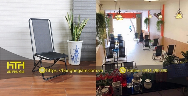 Ghế xếp cafe X003C giả rẻ