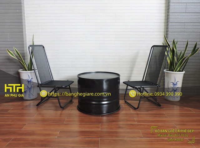 Ghế xếp cafe X003C gọn nhẹ