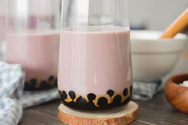 cách pha trà sữa khoai môn