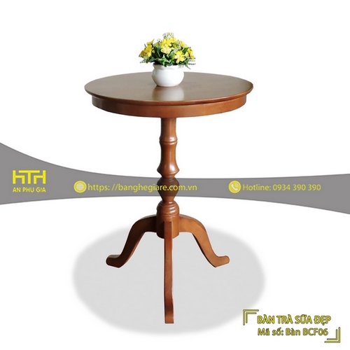 BÀN GỖ TRÀ SỮA BCF06 GIÁ RẺ - MÃ SỐ: BCF06