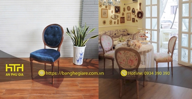 Ghế gỗ nhà hàng PL02 thời thượng