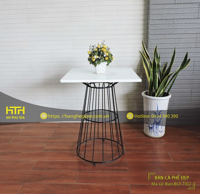 Bàn cafe BCF TI02 ấn tượng