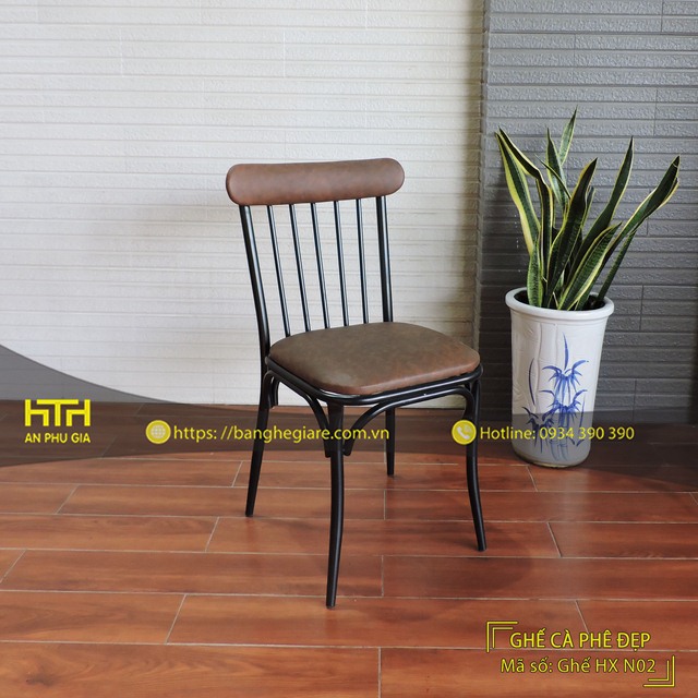 Ghế sắt cafe HX N02 đẹp