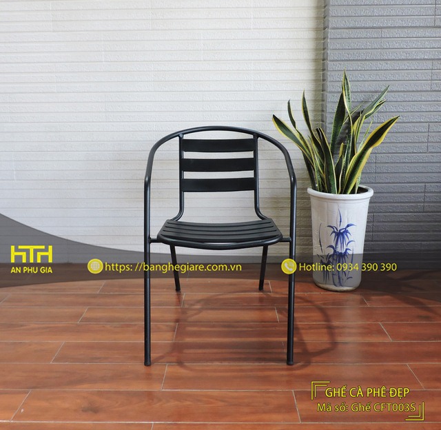 Ghế sắt cafe CFT003S cao cấp