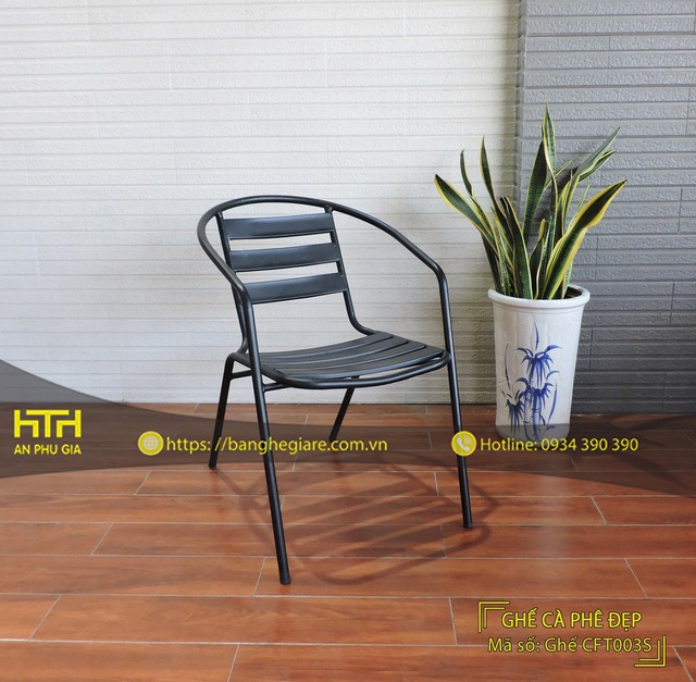 Ghế sắt cafe CFT003S bền đẹp