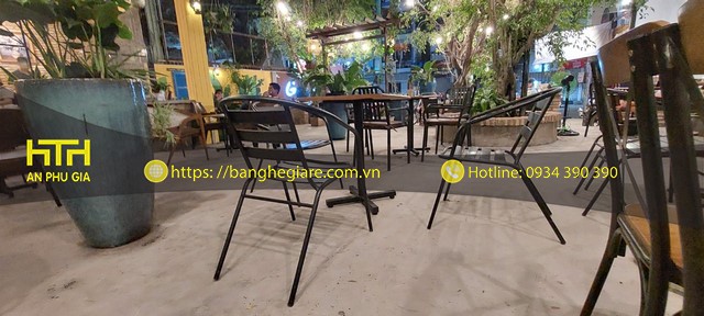Ghế sắt cafe CFT003S giá rẻ