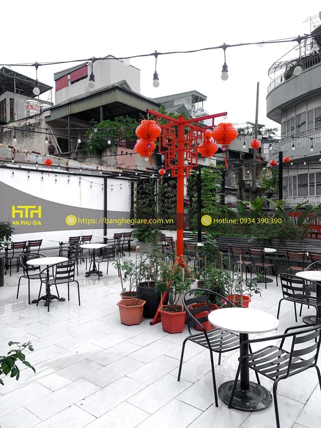 Ghế sắt cafe CFT003S đẹp