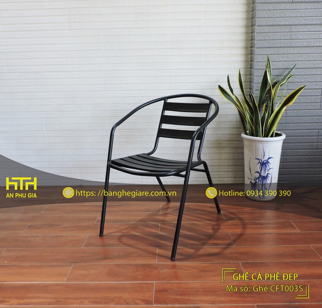 Ghế sắt cafe CFT003S bền đẹp