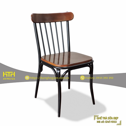GHẾ SẮT TRÀ SỮA HX02 GIÁ RẺ - MÃ SỐ: HX02