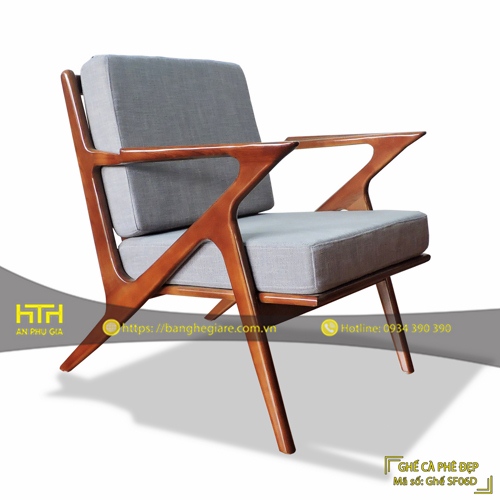 GHẾ SOFA GỖ CAFE SF06D GIÁ RẺ - MÃ SỐ: SF06D