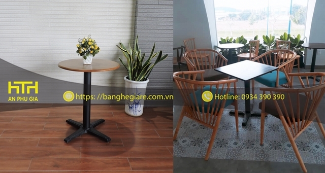 Bàn gang đúc cafe BCF G05 bền đẹp