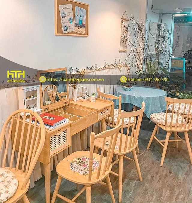 Ghế gỗ cafe SHINO chất lượng