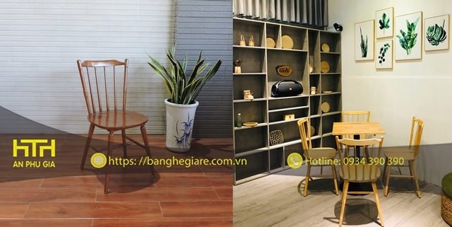 Ghế gỗ cafe SHINO-thu hút