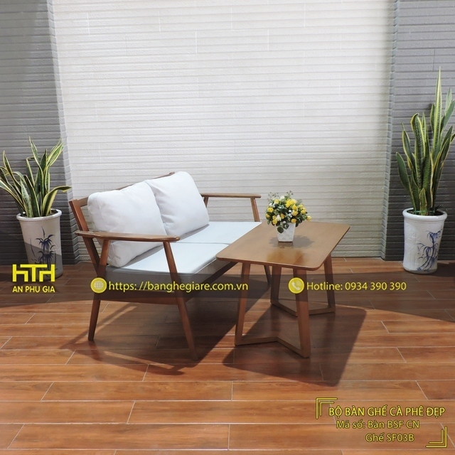 Ghế sofa cafe SF03B kiểu dáng đẹp, giá rẻ