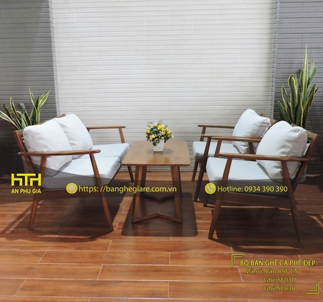 Ghế sofa cafe SF03B hiện đại