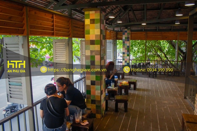Ghế gỗ cafe TC04 ấn tượng