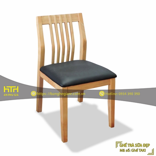 GHẾ GỖ TRÀ SỮA TAKI GIÁ RẺ - MÃ SỐ: TAKI