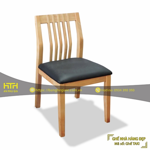 GHẾ GỖ NHÀ HÀNG TAKI GIÁ RẺ - MÃ SỐ: TAKI