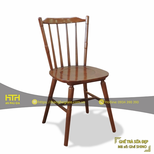 GHẾ GỖ TRÀ SỮA SHINO GIÁ RẺ - MÃ SỐ: SHINO