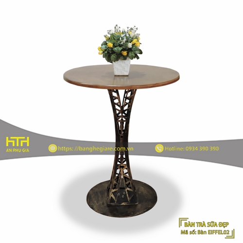 BÀN SẮT TRÀ SỮA EIFFEL02 GIÁ RẺ - MÃ SỐ: EIFFEL02