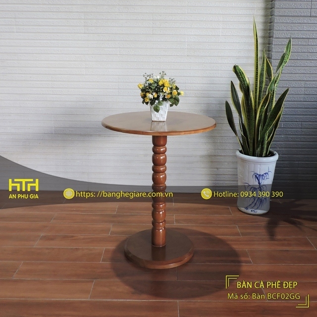 Bàn gỗ cafe BCF02GG tinh tế
