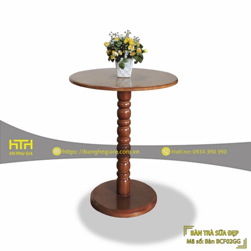 BÀN GỖ CAFE BCF02GG GIÁ RẺ - MÃ SỐ: BCF02GG