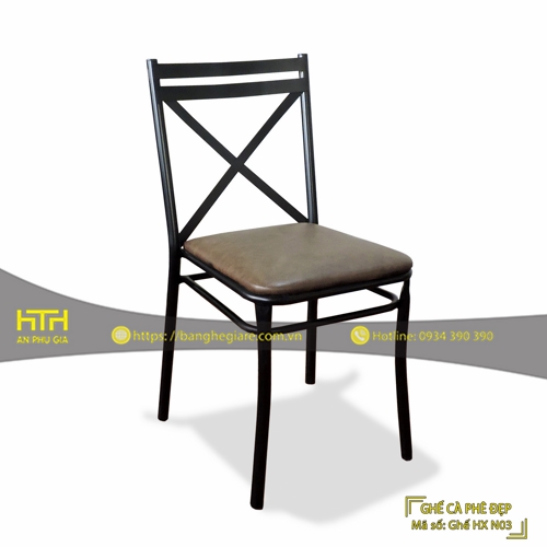 GHẾ SẮT CAFE HX N03 GIÁ RẺ - MÃ SỐ: HX N03