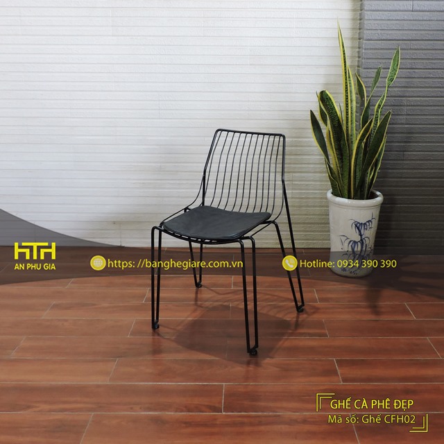 Ghế sắt cafe CFH02 xu hướng mới
