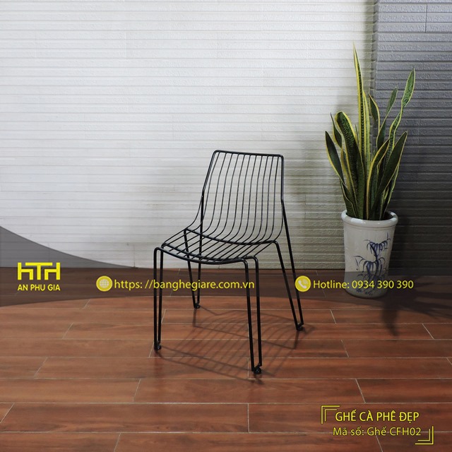 Ghế sắt cafe CFH02 cao cấp