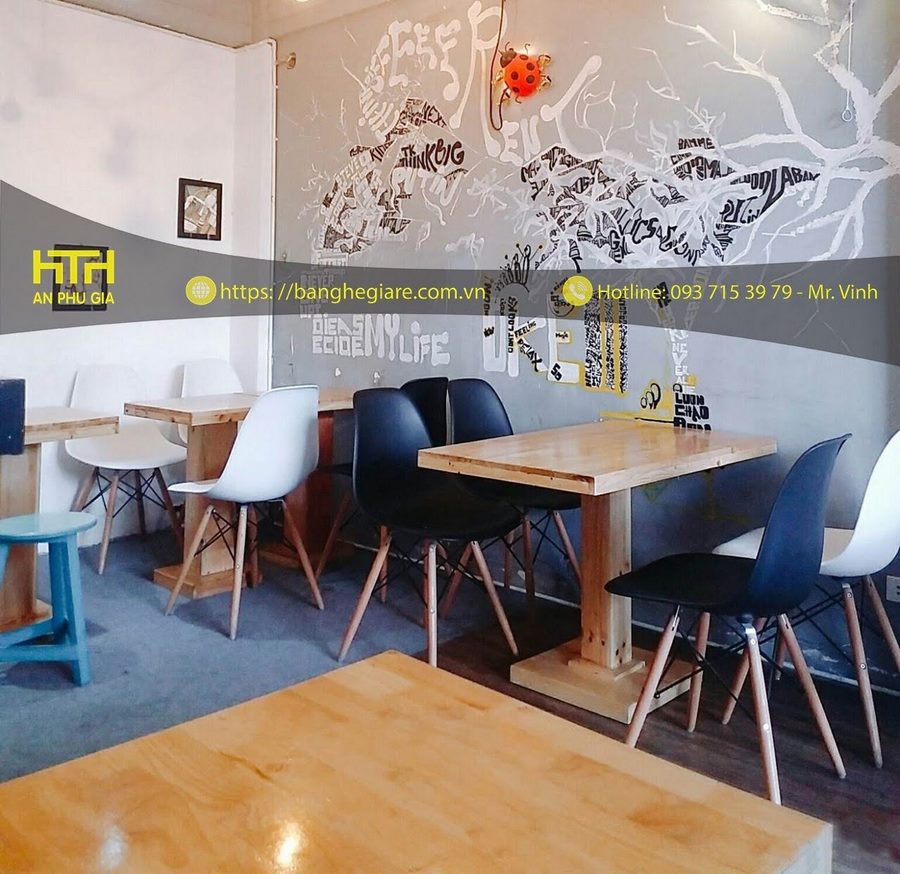 ban ghe nhua cafe