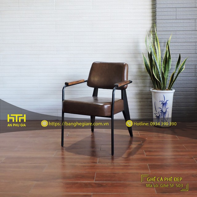 Ghế sofa sắt cafe SF S03 chất lượng cao
