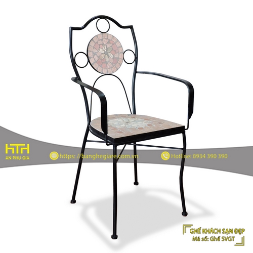 GHẾ SẮT CAFE SÂN VƯỜN SVGT GIÁ RẺ - MÃ SỐ: SVGT