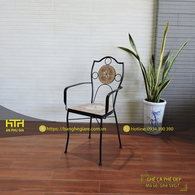 Ghế sắt cafe SVGT độ bền cao