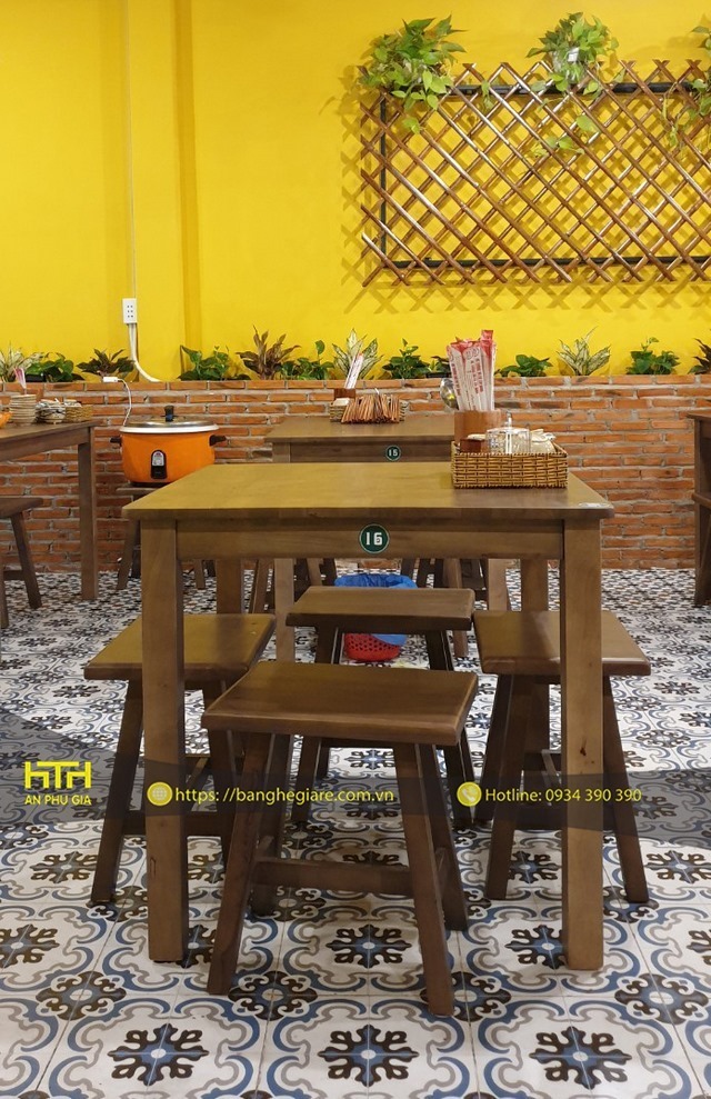 Ghế đôn quán ăn QA D06 tinh tế