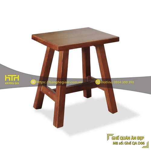 GHẾ ĐÔN GỖ QUÁN ĂN QA D06 GIÁ RẺ - MÃ SỐ: QA D06