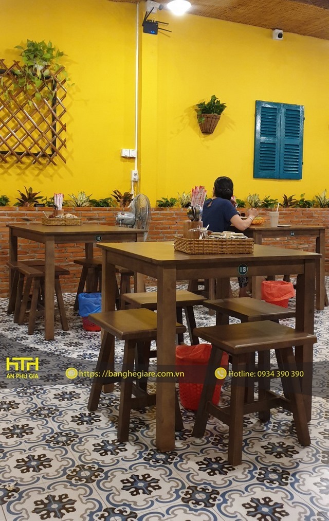Ghế đôn quán ăn QA D06 thu hút