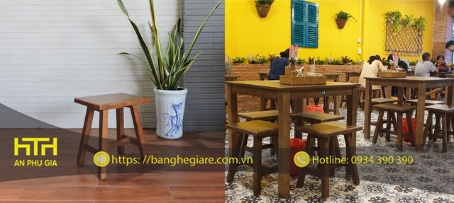 Ghế đôn quán ăn QA D06 đẹp