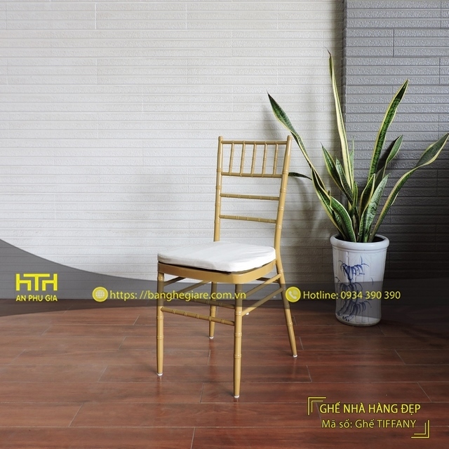 Bộ bàn ghế nhà hàng Tiffany độ bền cao