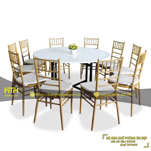 BỘ BÀN GHẾ PHÒNG ĂN TIFFANY GIÁ RẺ - MÃ SỐ: TIFFANY