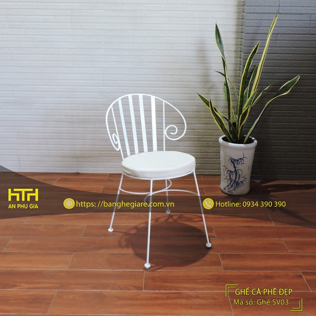 Ghế sắt cafe SV03 chất lượng cao