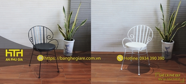 Ghế sắt cafe SV03T xu hướng mới