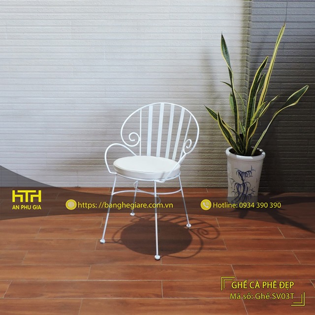 Ghế sắt cafe SV03T rẻ đẹp