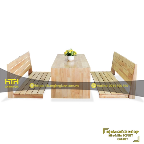 BỘ BÀN GHẾ BỆT CAFE GIÁ RẺ - MÃ SỐ: BET