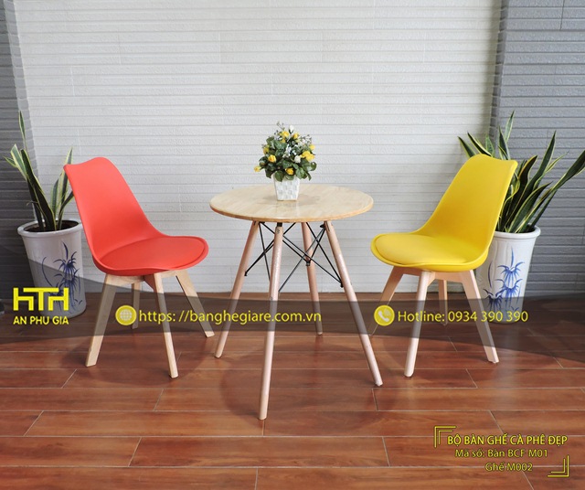 Bộ bàn ghế cafe M002 xu hướng mới